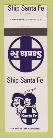Matchbook Cover - Santa Fe Railroad