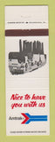 Matchbook Cover - Amtrak Railroad