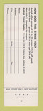 Matchbook Cover - Amtrak Railroad