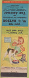 Matchbook Cover - W.C. Batson Tax Assessor Montgomery TN