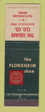 Matchbook Cover - Florsheim Shoes Square Clothing Hutchinson MN WEAR
