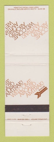 Matchbook Cover - Amtrak Railroad
