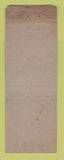 Matchbook Cover - Esso oil gas JR Roof Newton NJ WEAR