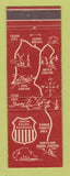 Matchbook Cover - Union Pacific Railroad Utah Parks Cedar City UT