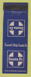 Matchbook Cover - Santa Fe Railroad