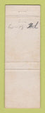 Matchbook Cover - Destroyer Force US Atlantic Fleet Navy