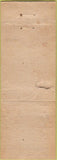 Matchbook Cover - University Bowling Art Deco Seattle WA WORN