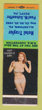 Matchbook Cover - Hotel Traylor RMS Convention Allentown PA pinup