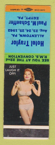Matchbook Cover - Hotel Traylor RMS Convention Allentown PA pinup