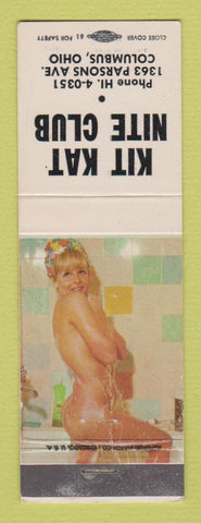 Matchbook Cover - Kit Kat Nite Club Columbus OH pinup