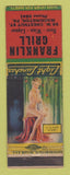 Matchbook Cover - Franklin Grill Washington PA pinup