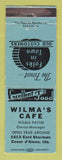 Matchbook Cover - Wilma's Cafe Coeur D'Alene ID WEAR
