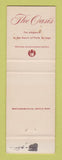 Matchbook Cover - Oasis Hotel Palm Springs CA Lemon Tree Golden Terrace