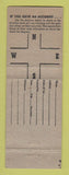Matchbook Cover - Whitson's Tow Service Long Beach CA CREASES