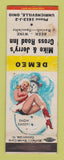 Matchbook Cover - Mike & Jerry's Cross Road Inn Uhrichsville OH pinup STAIND