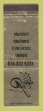 Matchbook Cover - Osceola Inn Reed City MI WEAR