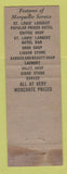 Matchbook Cover - Marquette Hotel St Louis MO WEAR