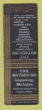 Matchbook Cover - Mather Inn Ishpeming MI WEAR