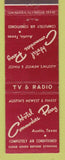 Matchbook Cover - Hotel Commodore Perry Austin TX