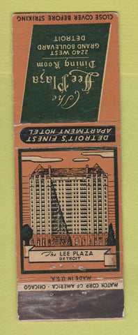 Matchbook Cover - The Lee Plaza Hotel Detroit MI WEAR