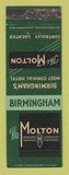 Matchbook Cover - Hotel Molton Birmingham WEAR