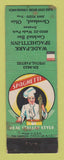 Matchbook Cover - Wade Park Spaghetti Inn Cleveland OH WORN