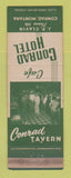 Matchbook Cover - Conrad Hotel MT WEAR