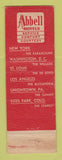 Matchbook Cover - Alexandria Hotel Los Angeles CA