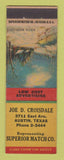 Matchbook Cover - Joe Croisdale Superior Match Austin TX Christmas