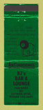 Matchbook Cover - BJ's Bar Lounge Sayner WI