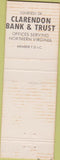 Matchbook Cover - Arlington VA Hospital Gift Shop orange
