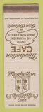 Matchbook Cover - Manhattan Cafe San Antonio TX SAMPLE WEAR