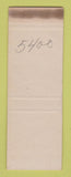 Matchbook Cover - Manhattan Cafe San Antonio TX SAMPLE WEAR