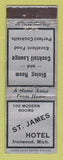 Matchbook Cover - St James Hotel Ironwood MI