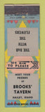 Matchbook Cover - Brooks' Tavern Hailey ID TAPED WORN