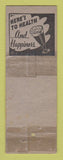 Matchbook Cover - Brooks' Tavern Hailey ID TAPED WORN