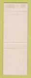 Matchbook Cover - Old Peerless Restaurant Lounge Oroville WA