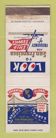Matchbook Cover - San Francisco CA Port WEAR