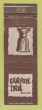 Matchbook Cover - Canyon Inn Boulder Colorado