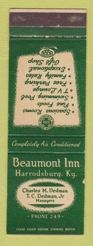 Matchbook Cover - Beaumont Inn Harrodsburg KY