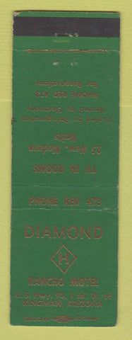 Matchbook Cover - Diamond H Rancho Motel Kingman AZ