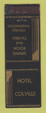 Matchbook Cover - Hotel Colville WA WEAR