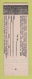 Matchbook Cover - Chicago Blitz USFL Schedule 1984 WEAR