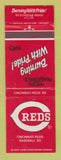 Matchbook Cover - Cincinnati Reds Baseball 1983 Schedule