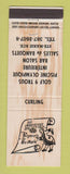 Matchbook Cover - Hotel Motel Beigneurie de Se Marie QC