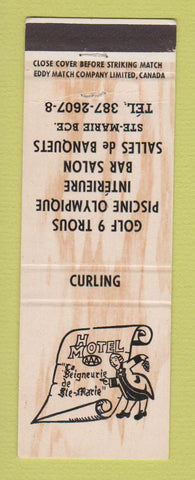Matchbook Cover - Hotel Motel Beigneurie de Se Marie QC