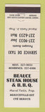 Matchbook Cover - Beauce Steak House BBQ Beauceville QC