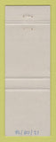 Matchbook Cover - Restaurant Feuille D'Erable Vallee Jonction QC