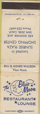 Matchbook Cover - Blue Moon Lounge San Jose CA WEAR
