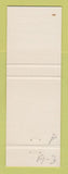 Matchbook Cover - Restaurant Au Bois Rond Scott Junction Dorch QC WOOD